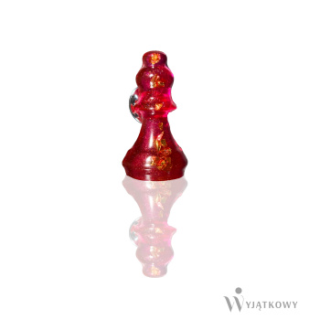 Ręcznie robiona przypinka szachowa - unikat