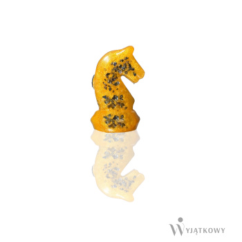 Przypinka Miodowy Konik prawy