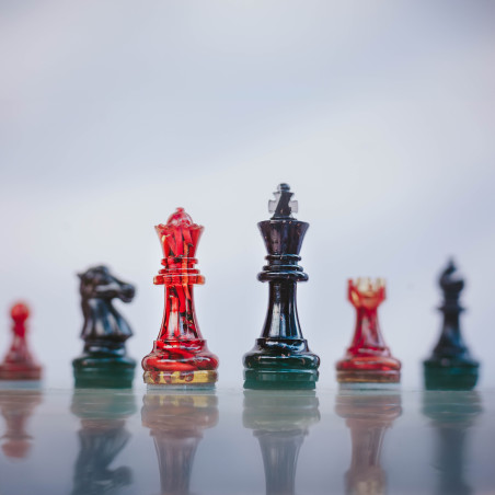 Luksusowe szachy na prezent. Szachy z recyklingu.