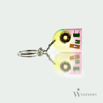 Wyjątkowy brelok ręcznie robiony. Unikatowa zawieszka do torebki.