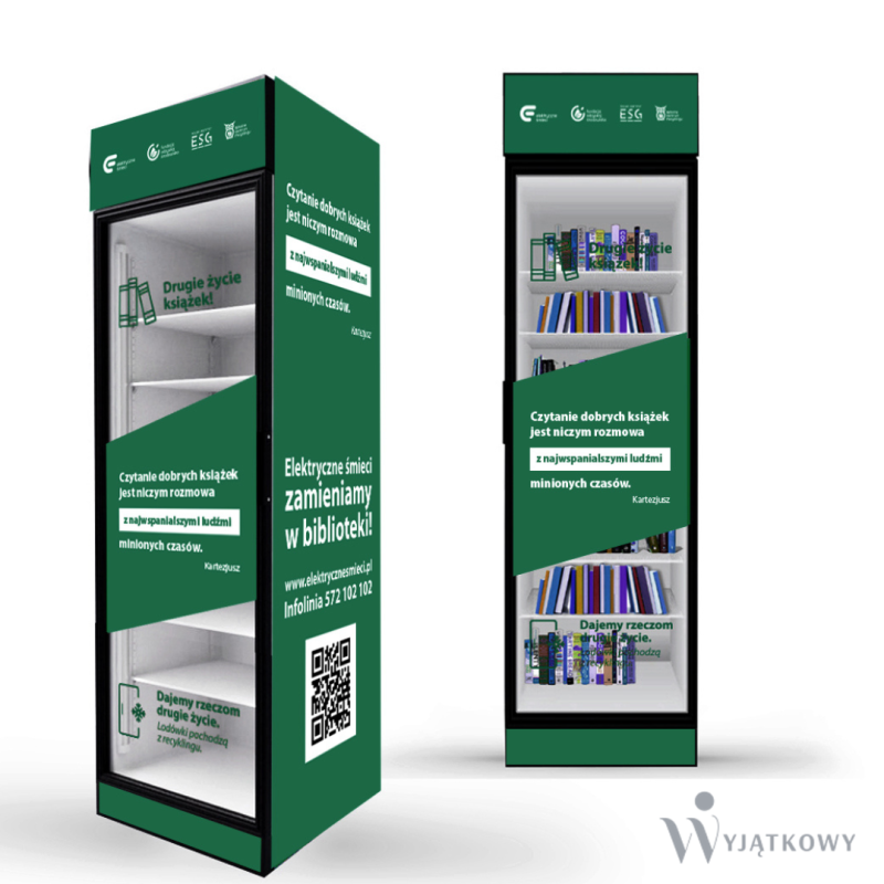 Lodówka do bookcrossing'u